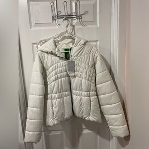 NWT, womens US polo Association jacket, white, NWT, size XL